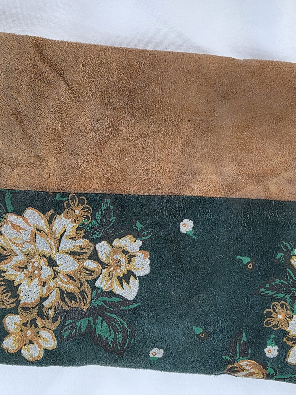 Roberto Cavalli Suede Leather Colourful Floral Print Blazer Jacket Vintage Large - Picture 11 of 16